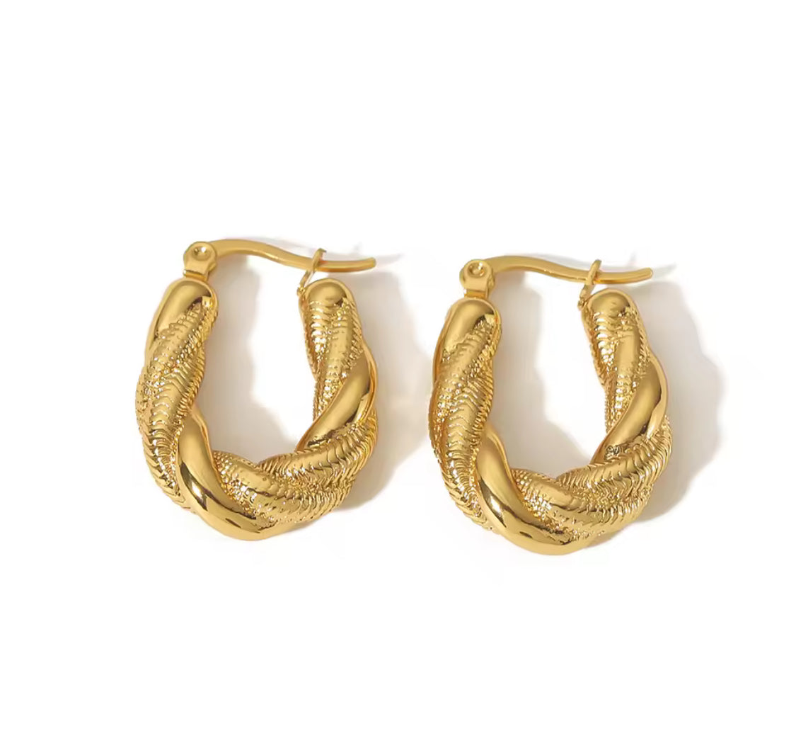 80’s TWIST HOOPS